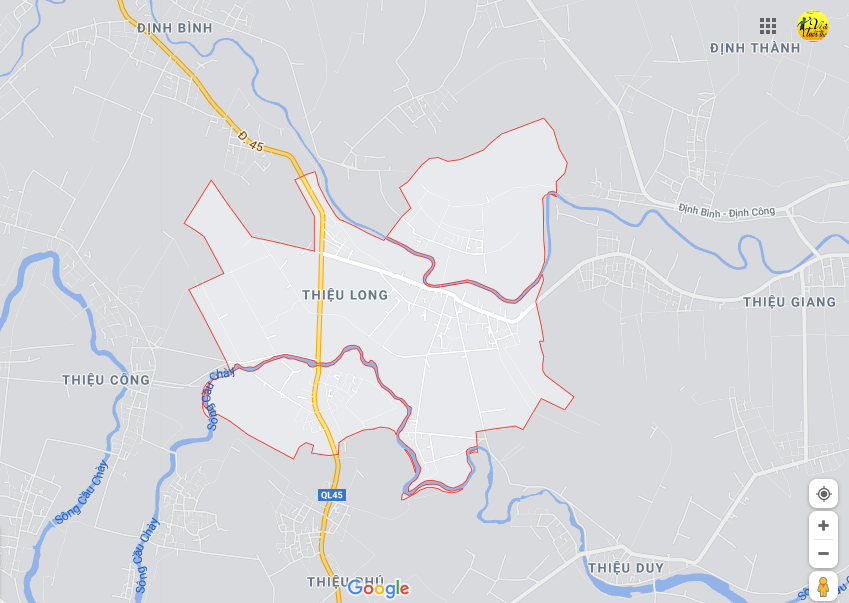 Hình ảnh vị trí địa lý tại Thiệu long, Thiệu hóa, Thanh hóa