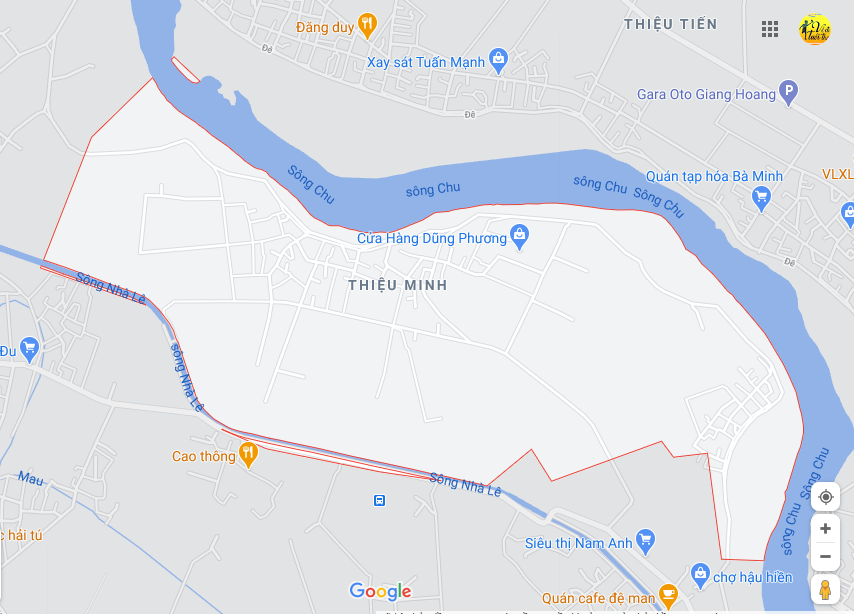 Hình ảnh vị trí địa lý tại Thiệu minh, Thiệu hóa, Thanh hóa