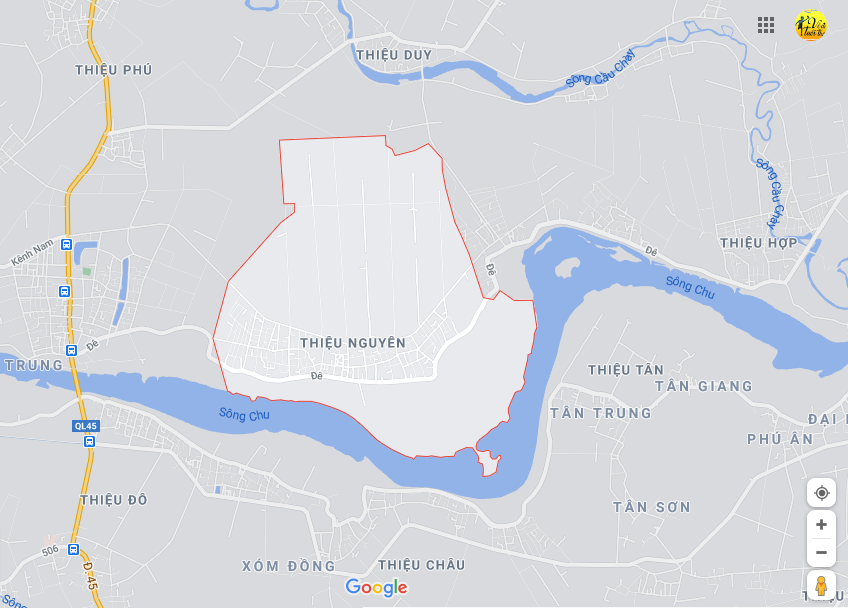 Hình ảnh vị trí địa lý tại Thiệu nguyên, Thiệu hóa, Thanh hóa