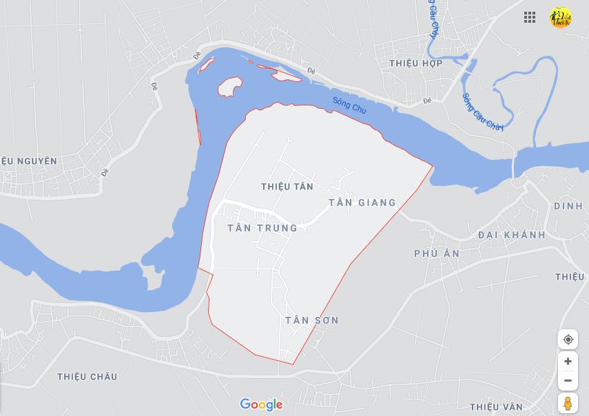 Hình ảnh vị trí địa lý tại Thiệu tân, Thiệu hóa, Thanh hóa