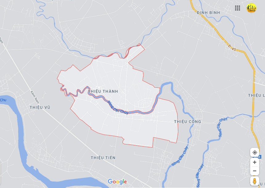 Hình ảnh vị trí địa lý tại Thiệu thành, Thiệu hóa, Thanh hóa