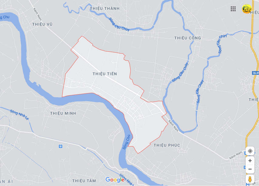 Hình ảnh vị trí địa lý tại Thiệu tiến, Thiệu hóa, Thanh hóa