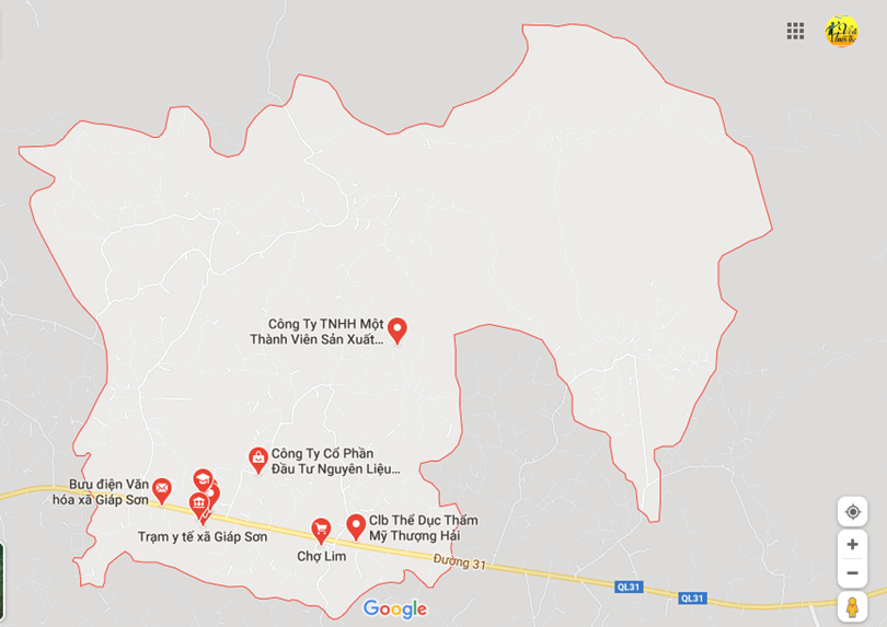 Hình ảnh vị trí địa lý tại Giáp sơn, Lục ngạn, Bắc giang