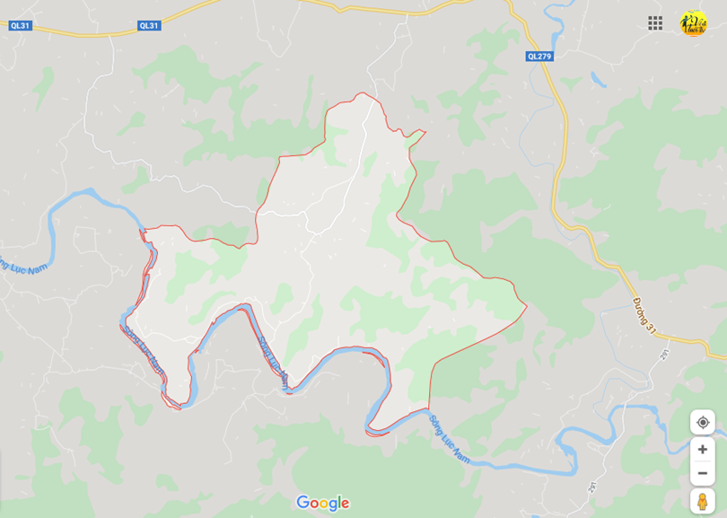 Hình ảnh vị trí địa lý tại Phú nhuận, Lục ngạn, Bắc giang