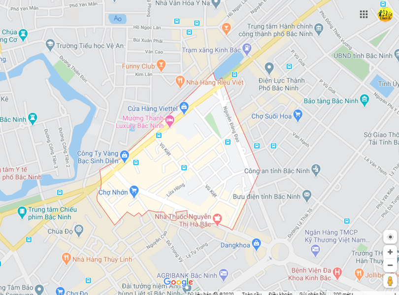 Hình ảnh vị trí địa lý tại Tiền an, Thành phố Bắc ninh