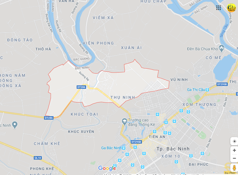 Hình ảnh vị trí địa lý tại Vạn an, Thành phố Bắc ninh