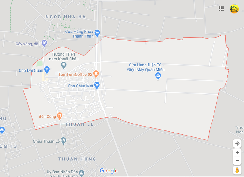 Hình ảnh vị trí địa lý tại Đại hưng, Khoái châu, Hưng yên