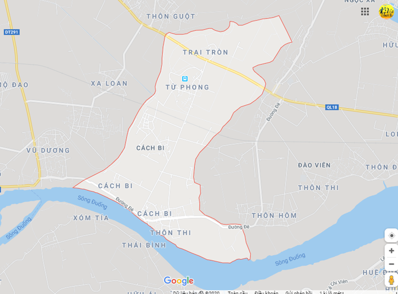 Hình ảnh vị trí địa lý tại Cách bi, Quế võ, Bắc ninh