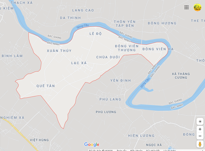 Hình ảnh vị trí địa lý tại Quế tân, Quế võ, Bắc ninh