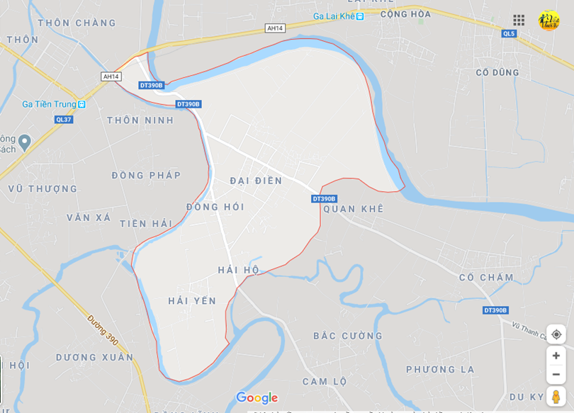 Hình ảnh vị trí địa lý tại Hồng lạc, Thanh hà, Hải dương