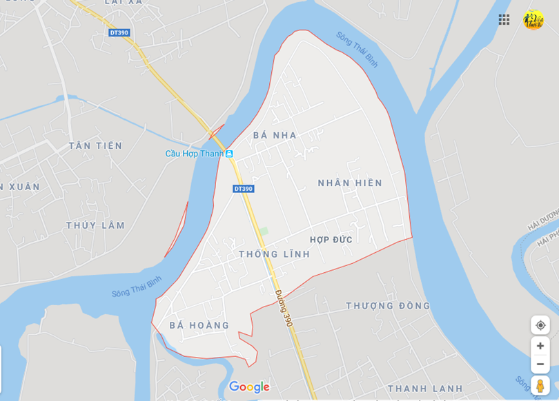 Hình ảnh vị trí địa lý tại Hợp đức, Thanh hà, Hải dương