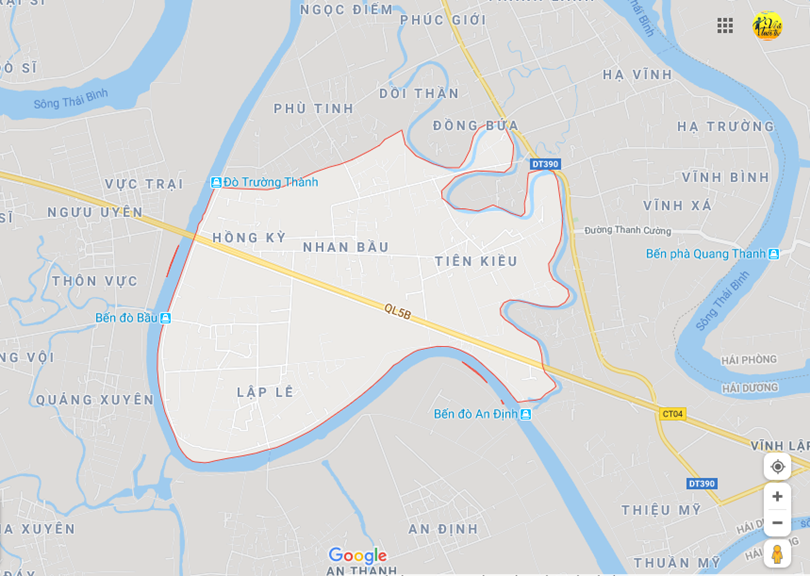 Hình ảnh vị trí địa lý tại Thanh hồng, Thanh hà, Hải dương