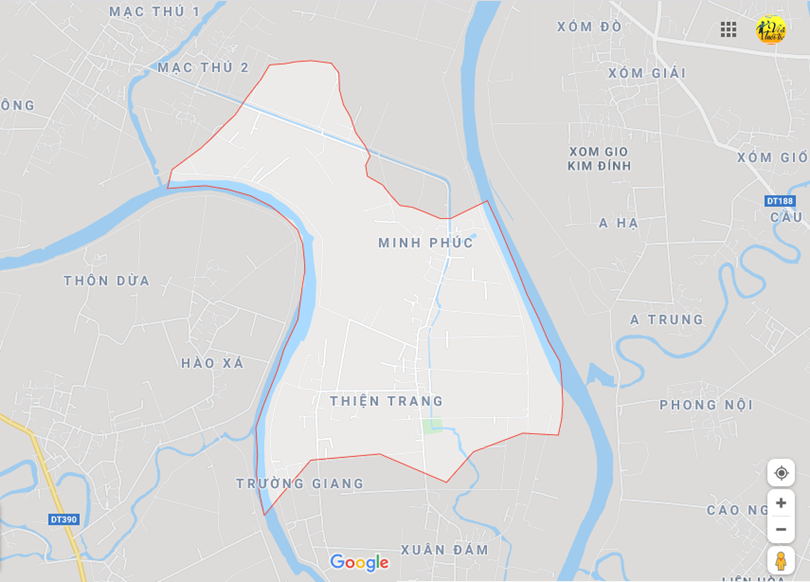 Hình ảnh vị trí địa lý tại Thanh xuân, Thanh hà, Hải dương