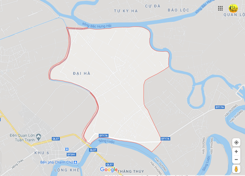 Hình ảnh vị trí địa lý tại Hà kỳ, Tứ kì, Hải dương