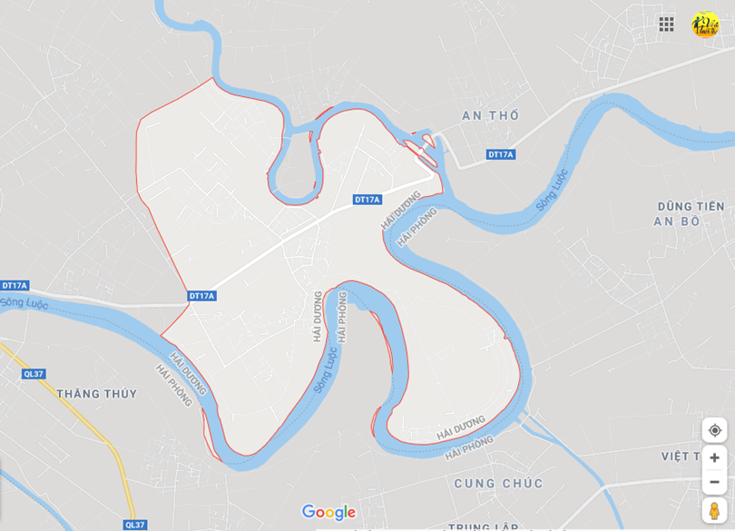 Hình ảnh vị trí địa lý tại Hà thanh, Tứ kì, Hải dương