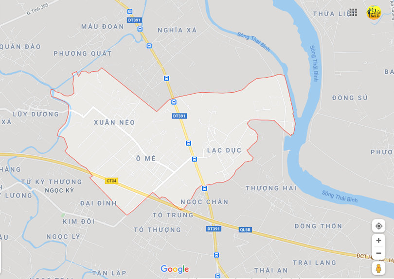 Hình ảnh vị trí địa lý tại Hưng đạo, Tứ kì, Hải dương