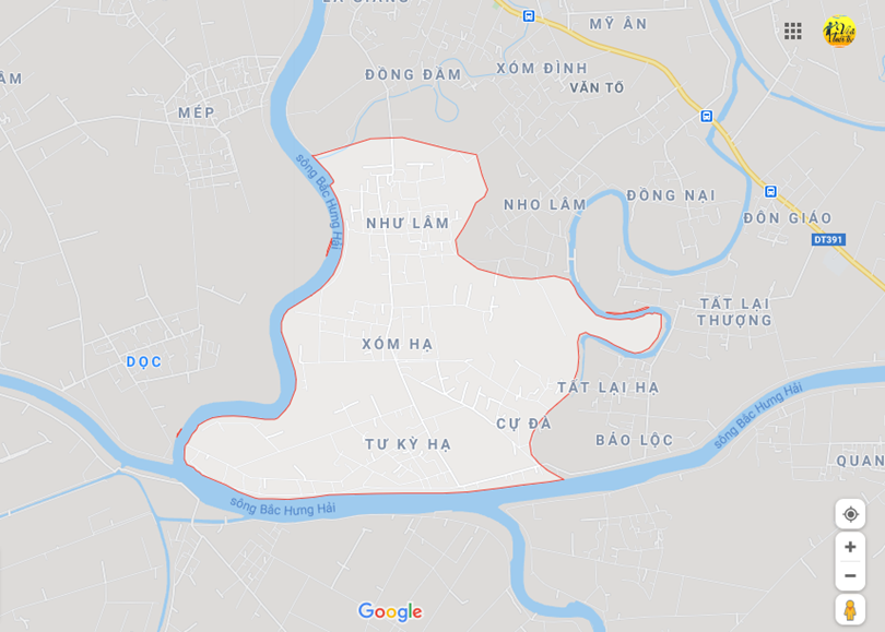 Hình ảnh vị trí địa lý tại Phượng kỳ, Tứ kì, Hải dương