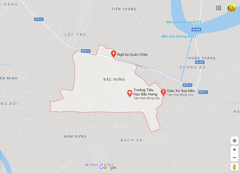 Hình ảnh vị trí địa lý tại Bắc hưng, Tiên lãng, Hải phòng