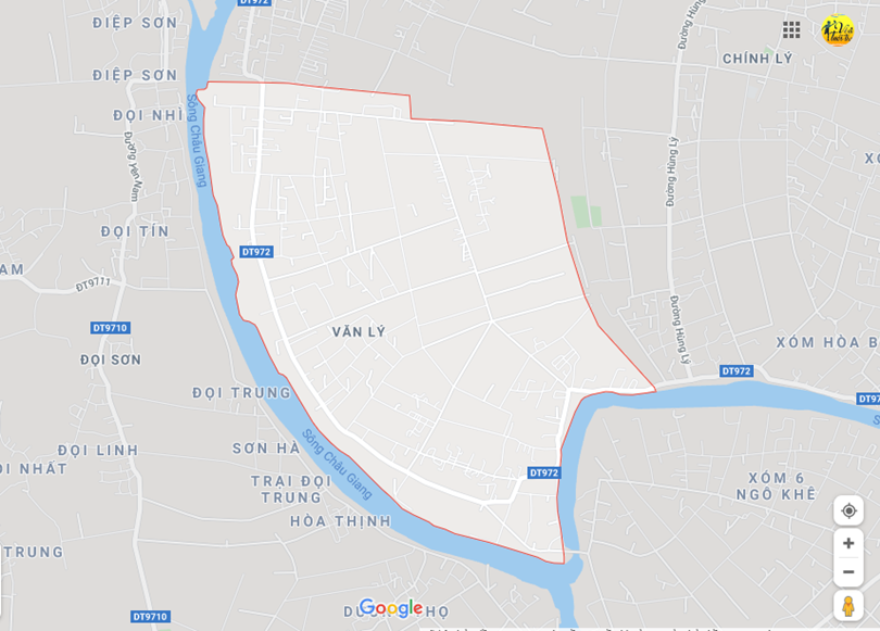 Hình ảnh vị trí địa lý tại Văn lý, Lý nhân, Hà nam