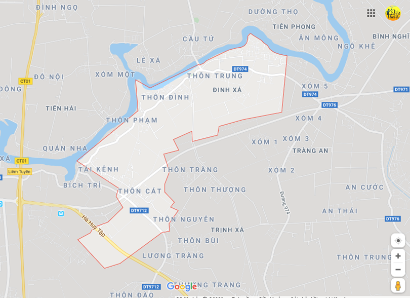 Hình ảnh vị trí địa lý tại Đinh xá, Phủ lý, Hà nam