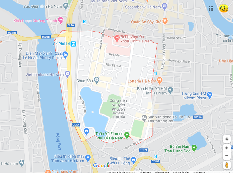 Hình ảnh vị trí địa lý tại Hai bà trưng, Phủ lý, Hà nam