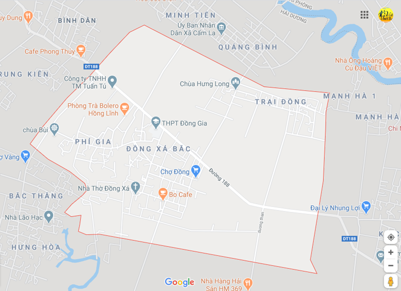 Hình ảnh vị trí địa lý tại Đồng gia, Kim thành, Hải dương