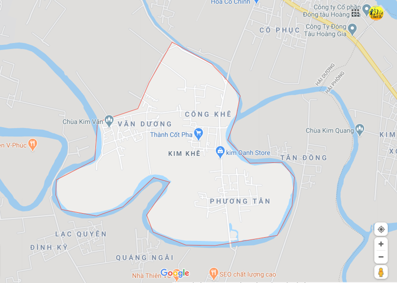 Hình ảnh vị trí địa lý tại Kim khê, Kim thành, Hải dương