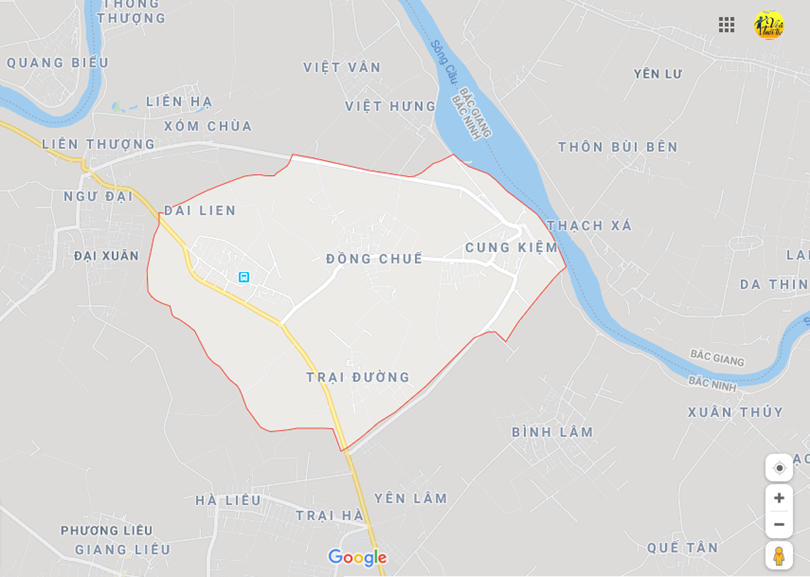 Hình ảnh vị trí địa lý tại Nhân hòa, Quế võ, Bắc ninh