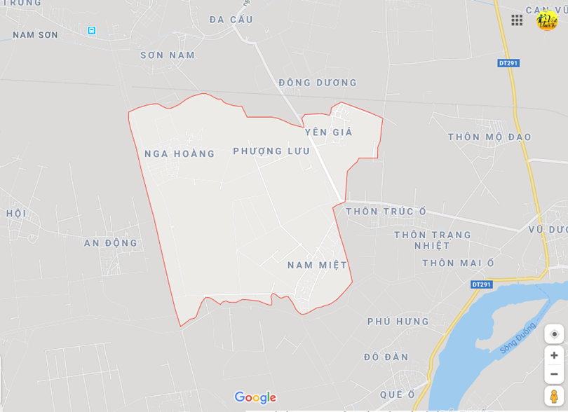 Hình ảnh vị trí địa lý tại Yên giả, Quế võ, Bắc ninh