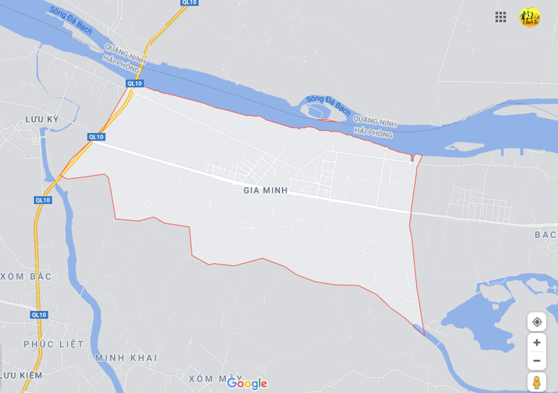 Hình ảnh vị trí địa lý tại Gia minh, Thủy nguyên, Hải phòng