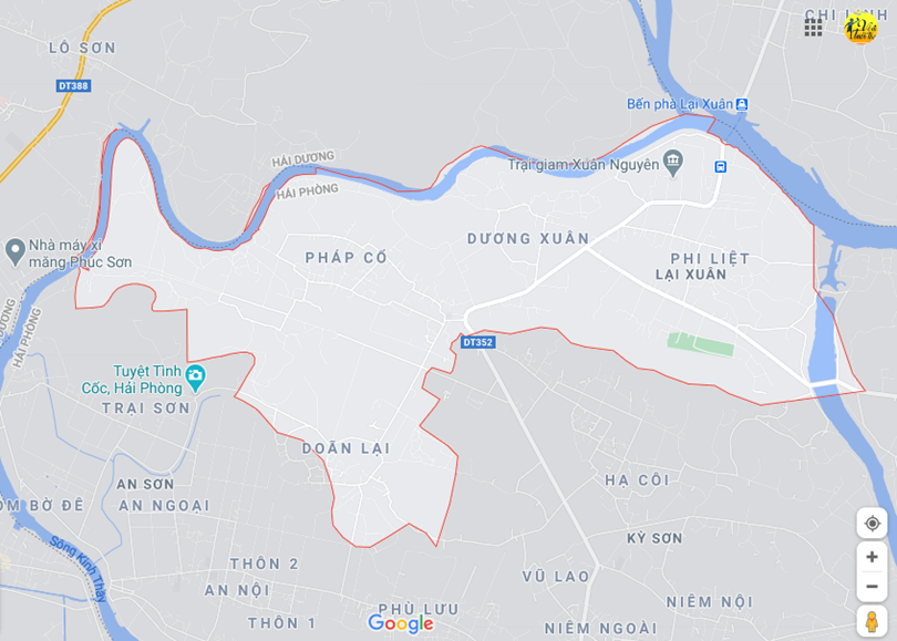 Hình ảnh vị trí địa lý tại Lại xuân, Thủy nguyên, Hải phòng