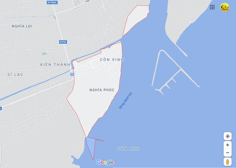 Hình ảnh vị trí địa lý tại Nghĩa phúc, Nghĩa hưng, Nam định