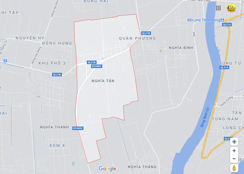 Hình ảnh vị trí địa lý tại Nghĩa tân, Nghĩa hưng, Nam định