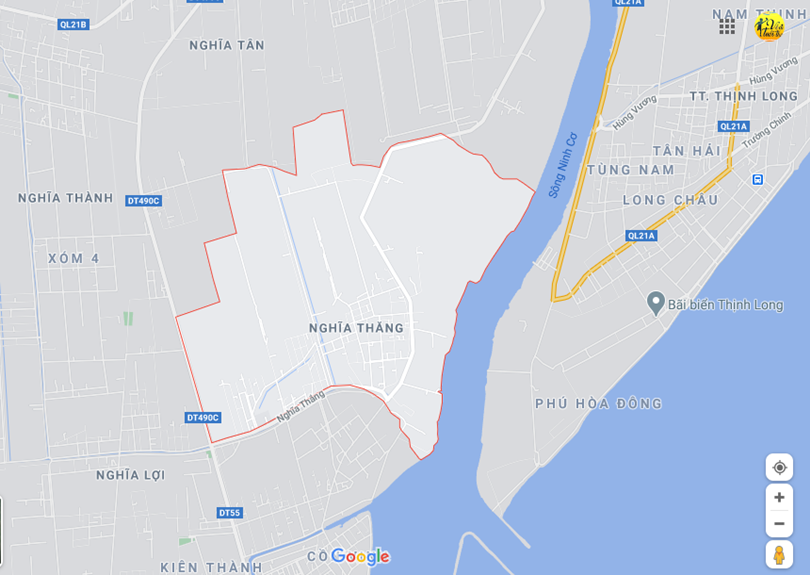 Hình ảnh vị trí địa lý tại Nghĩa thắng, Nghĩa hưng, Nam định