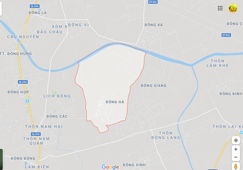 Hình ảnh vị trí địa lý tại Đông hà, Đông hưng, Thái bình