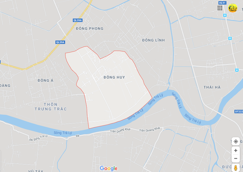 Hình ảnh vị trí địa lý tại Đông huy, Đông hưng, Thái bình