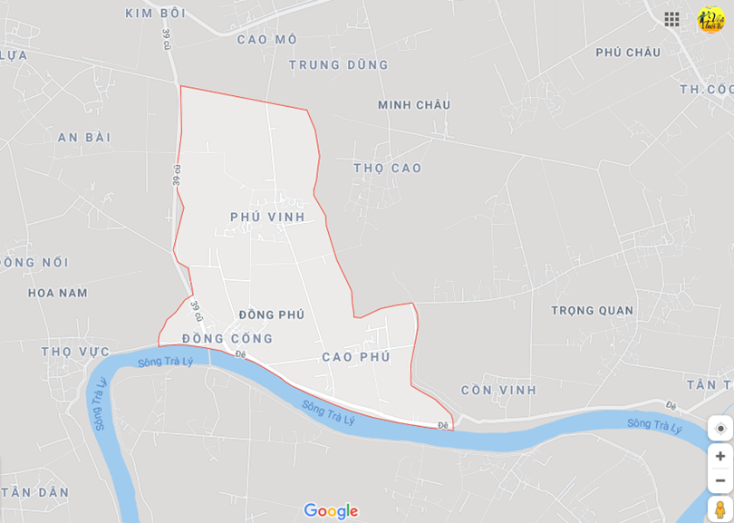 Hình ảnh vị trí địa lý tại Đồng phú, Đông hưng, Thái bình