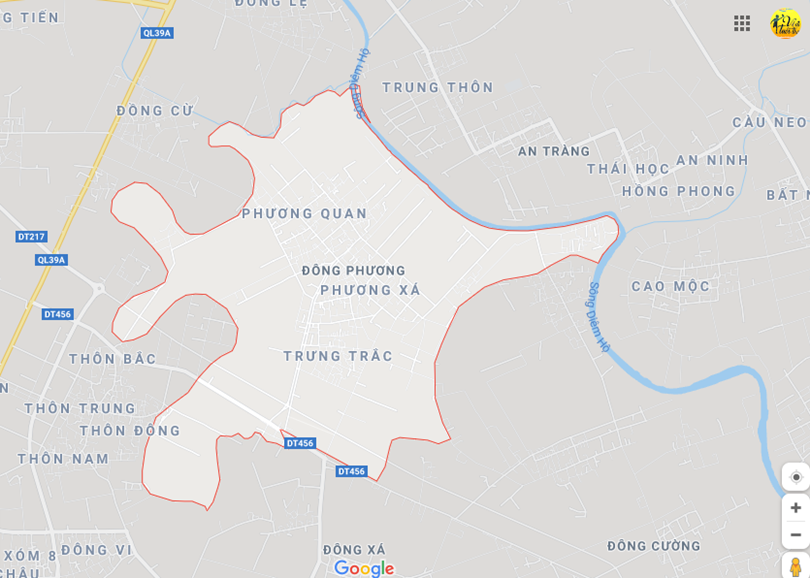 Hình ảnh vị trí địa lý tại Đông phương, Đông hưng, Thái bình