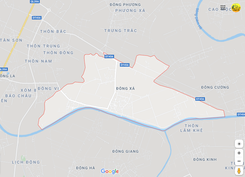 Hình ảnh vị trí địa lý tại Đông xá, Đông hưng, Thái bình