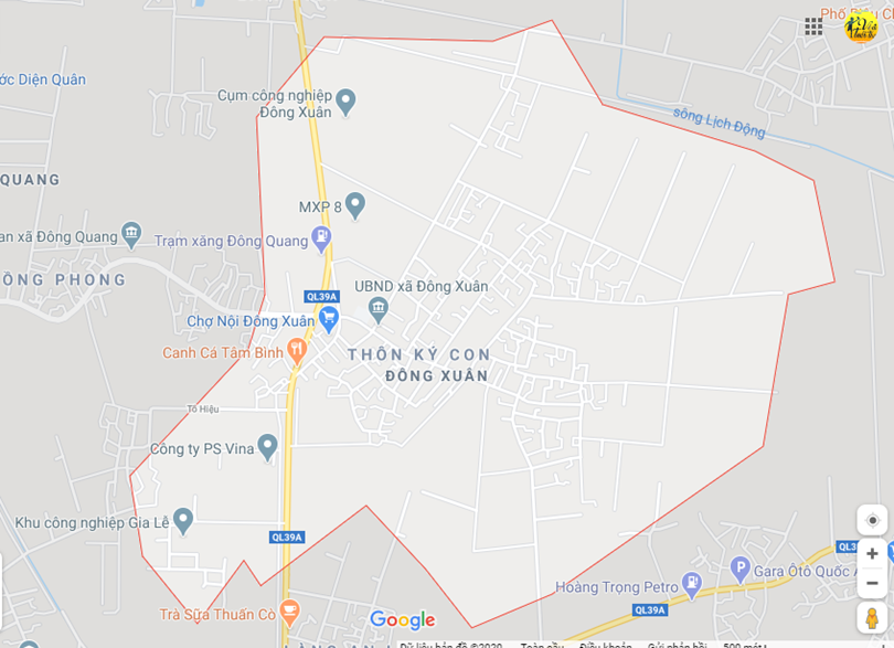 Hình ảnh vị trí địa lý tại Đông xuân, Đông hưng, Thái bình