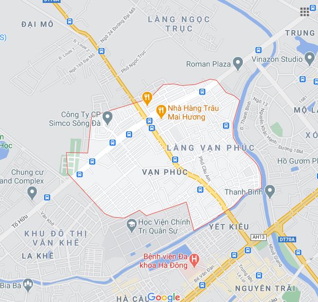 Vạn Phúc, Hà Đông, Hà Nội