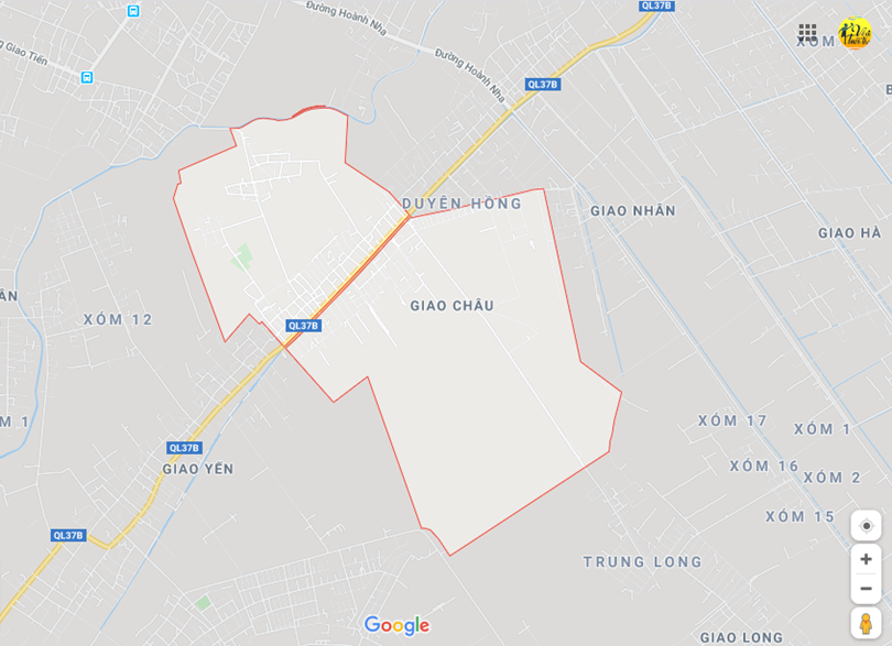 Hình ảnh vị trí địa lý tại Giao châu, Giao thủy, Nam định