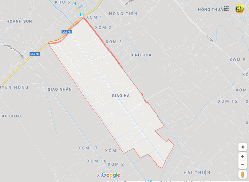 Hình ảnh vị trí địa lý tại Giao hà, Giao thủy, Nam định