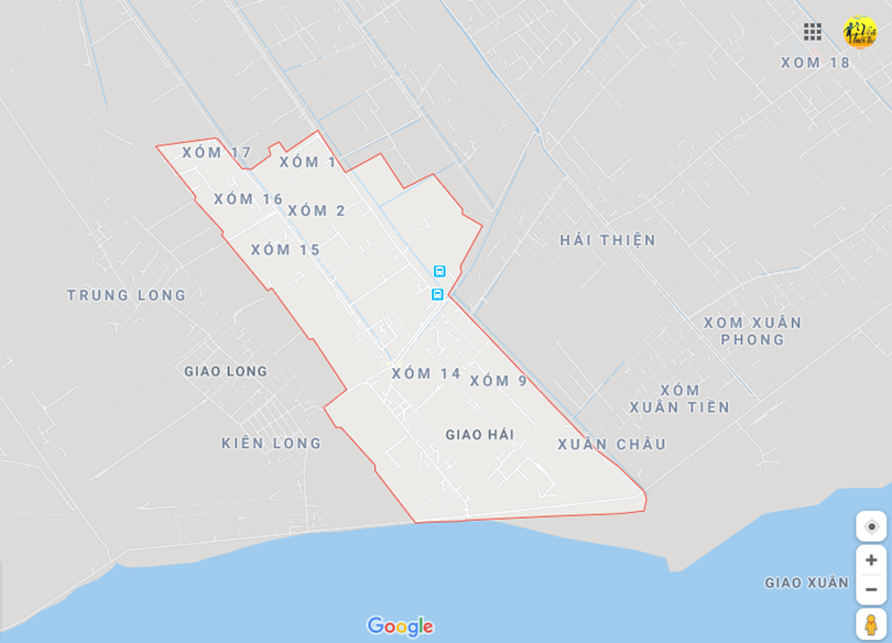 Hình ảnh vị trí địa lý tại Giao hải, Giao thủy, Nam định