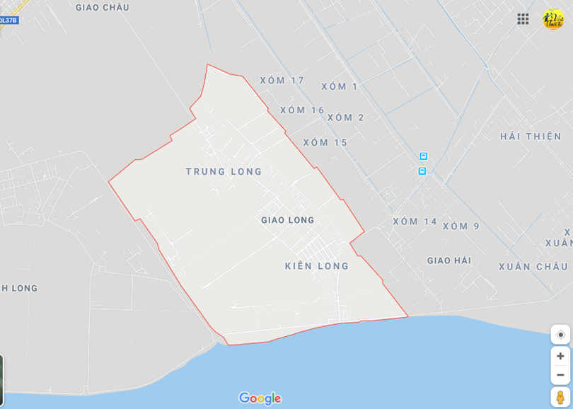 Hình ảnh vị trí địa lý tại Giao long, Giao thủy, Nam định