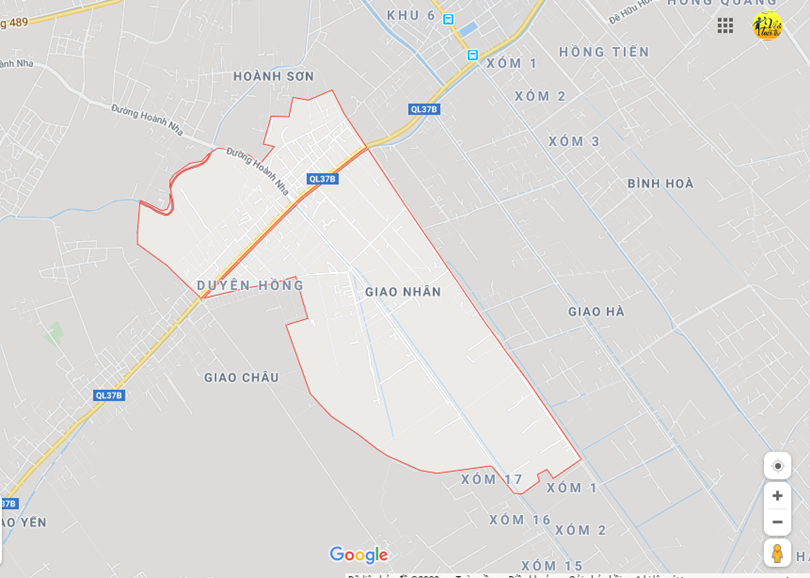 Hình ảnh vị trí địa lý tại Giao nhân, Giao thủy, Nam định