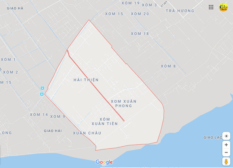 Hình ảnh vị trí địa lý tại Giao xuân, Giao thủy, Nam định