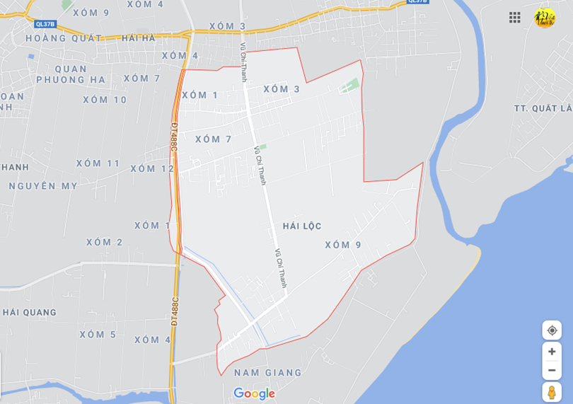 Hình ảnh vị trí địa lý tại Hải lộc, Hải hậu, Nam định