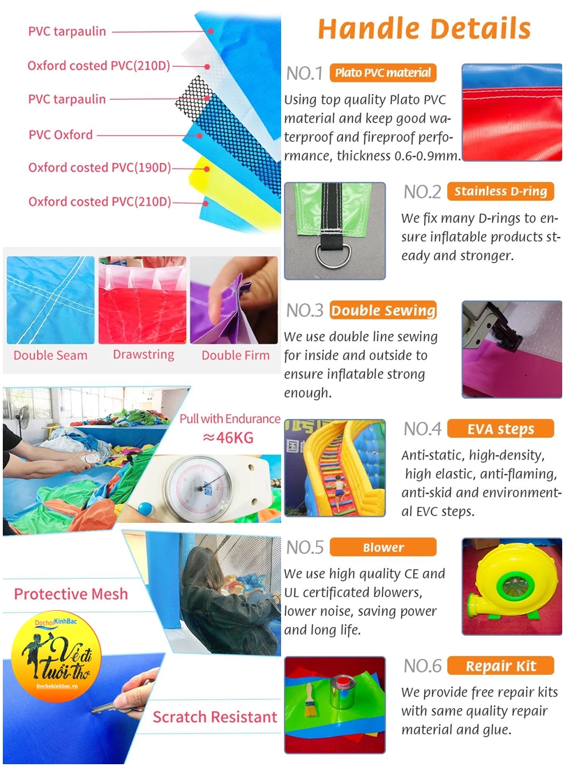 tiêu chuẩn kỹ thuật của sản phẩm phao hơi