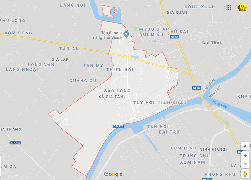 Hình ảnh vị trí địa lý tại Gia thanh, Gia viễn, Ninh bình